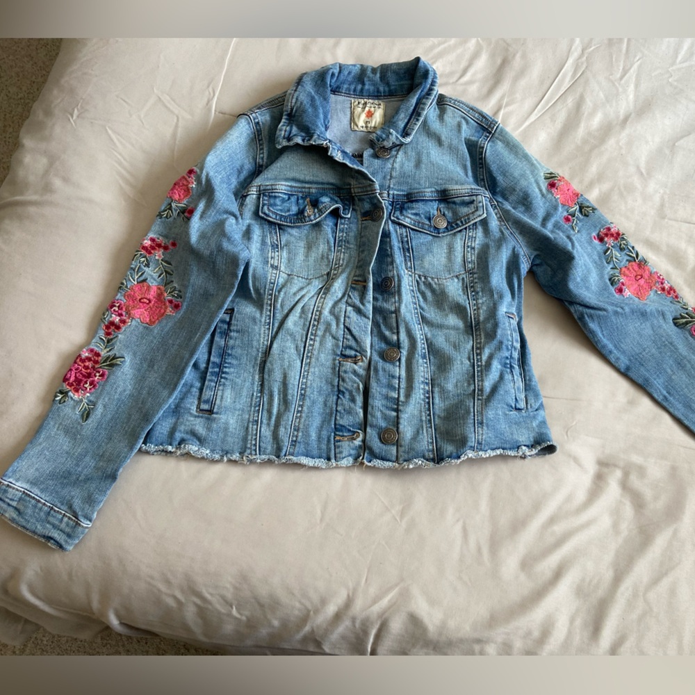 Youth Embroidered Denim Jacket